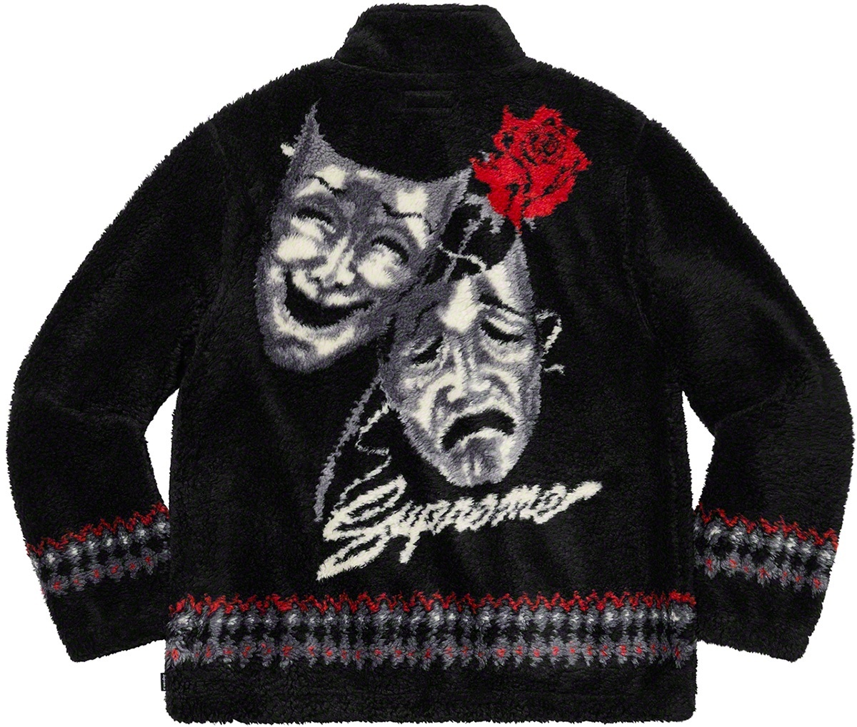 Drama Mask Fleece Jacket view 11